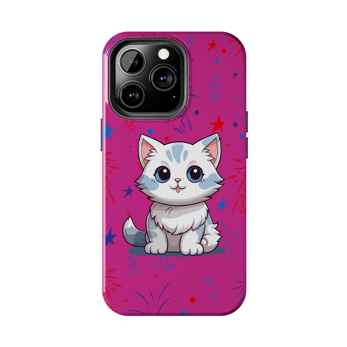 Kitty iPhone 13 & 13 Pro Tough Phone Cases | BGC Pink