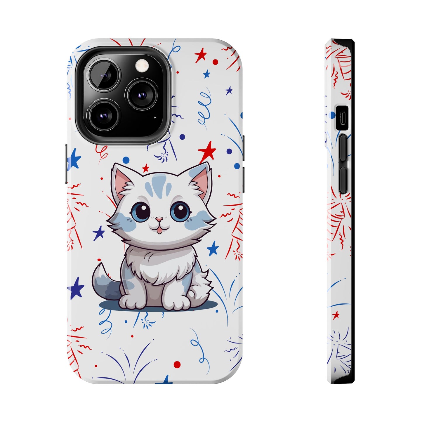 Kitty iPhone 13 & 13 Pro Tough Phone Cases | BGC White