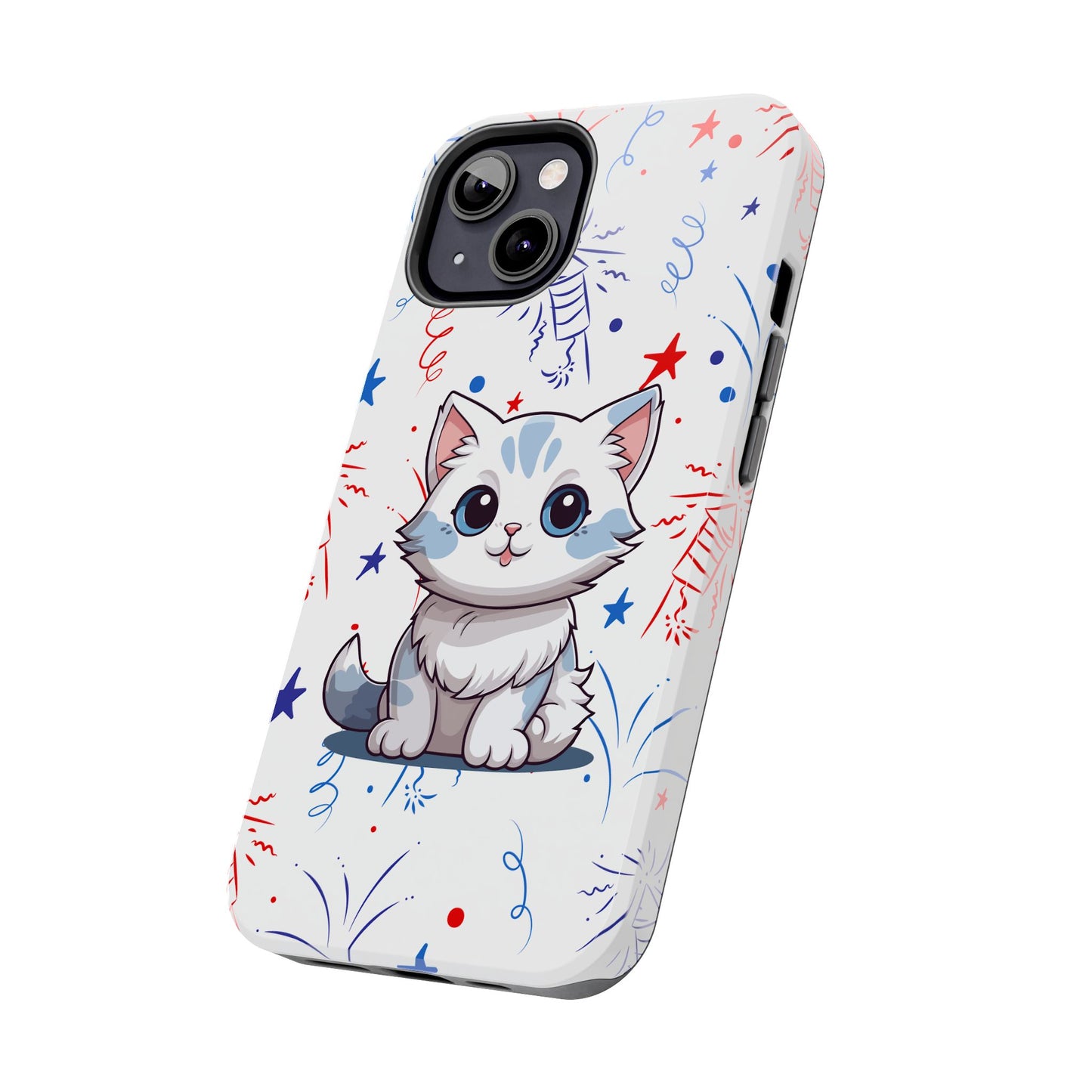 Kitty iPhone 13 & 13 Pro Tough Phone Cases | BGC White