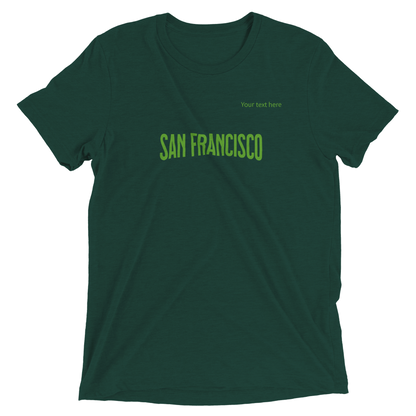 APEC in San Francisco custom text | Triblend Unisex Crewneck T-shirt
