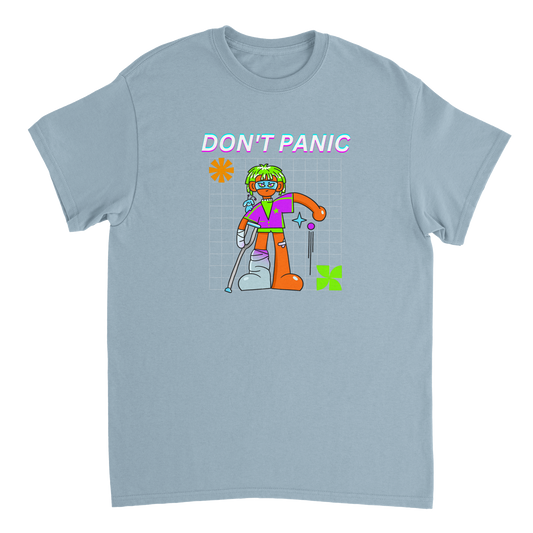 Do not panic Heavyweight Unisex Crewneck T-shirt