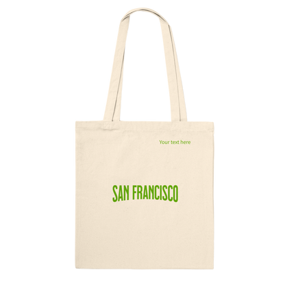 APEC in San Francisco custom text | Premium Tote Bag