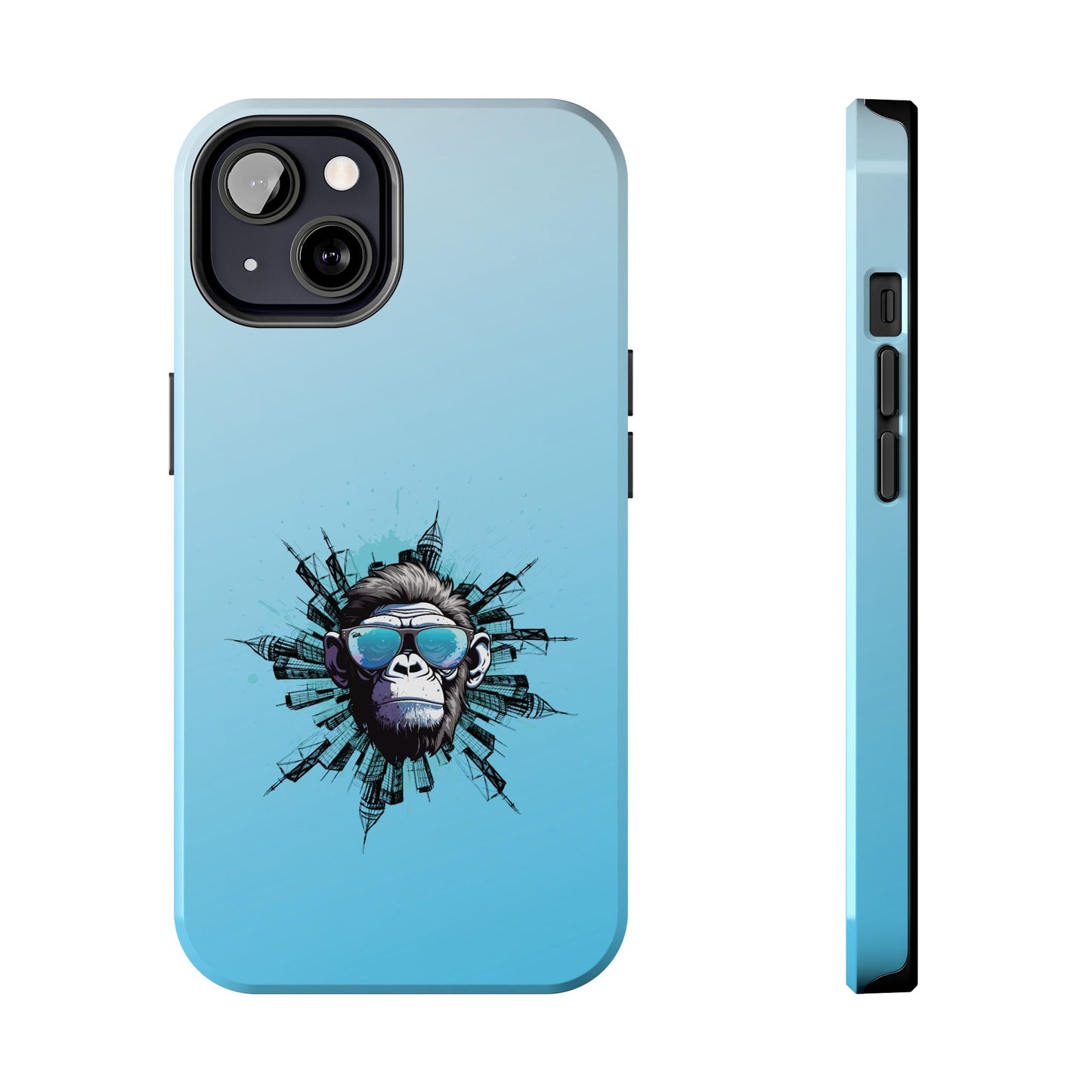 Wu Kong Black Myth Journey to the West iPhone 13 & 13 Pro Tough Phone Cases | BGC Sky Blue Gradient