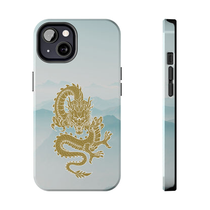 The Year of the Golden Dragon iPhone 13 & 13 Pro Tough Phone Cases | BGC White