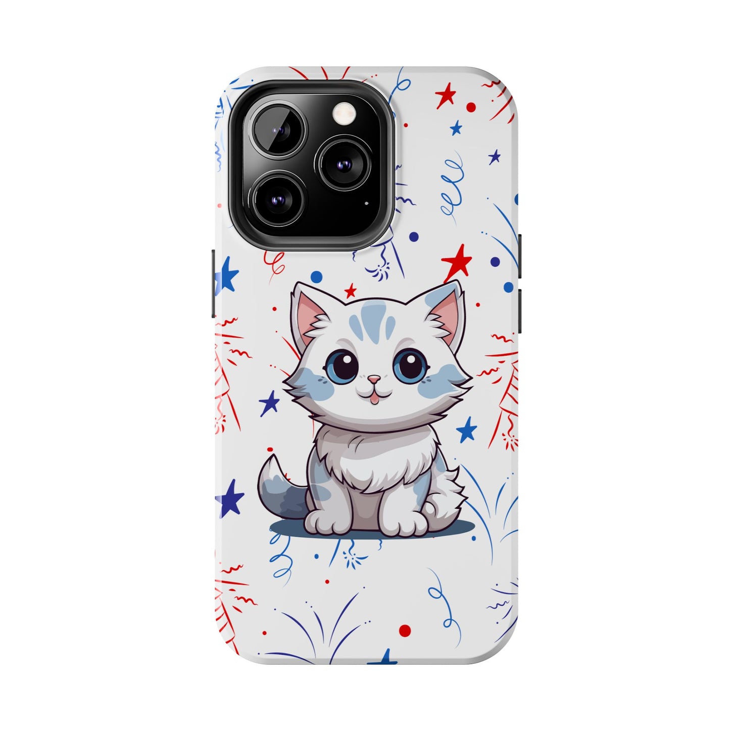 Kitty iPhone 13 & 13 Pro Tough Phone Cases | BGC White