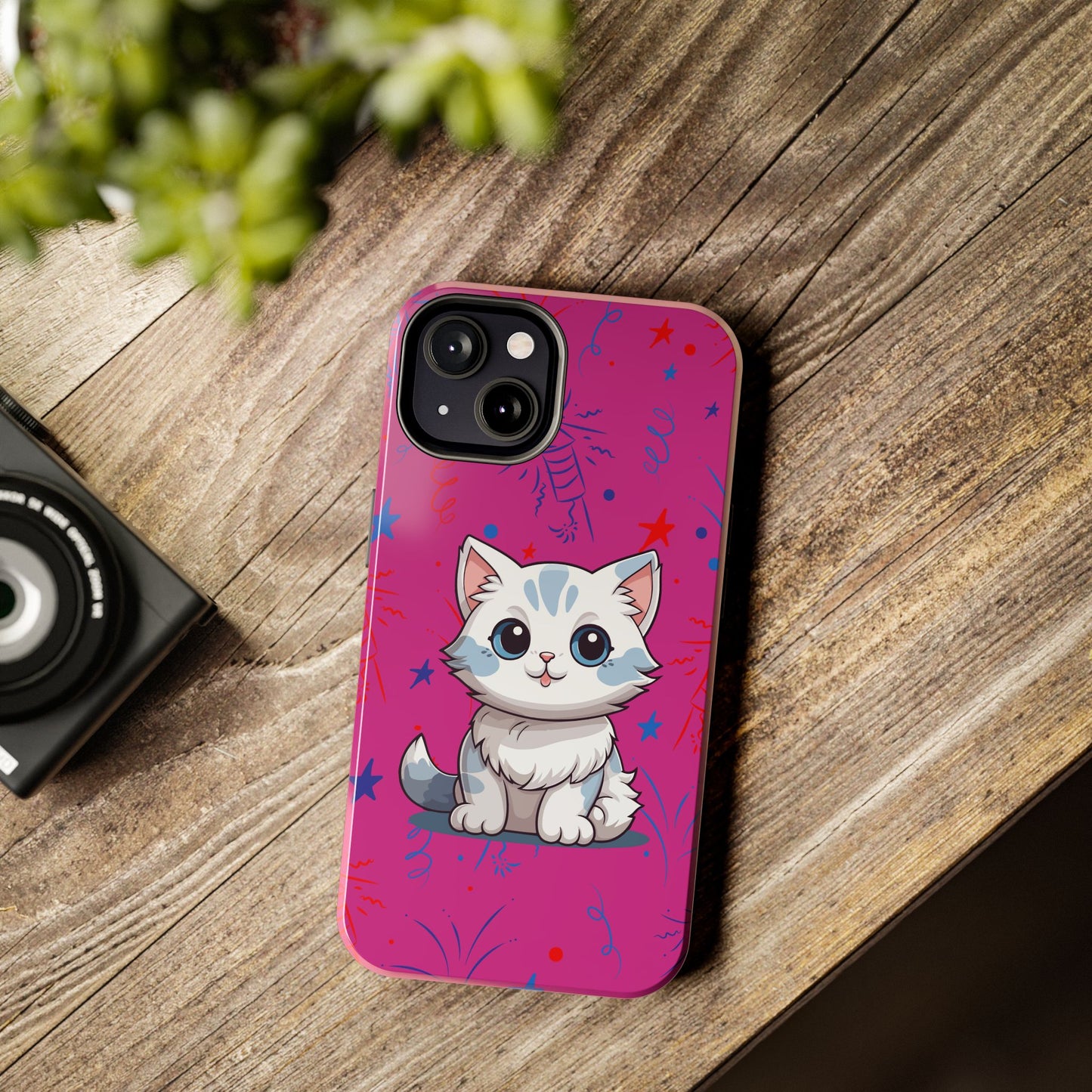 Kitty iPhone 13 & 13 Pro Tough Phone Cases | BGC Pink