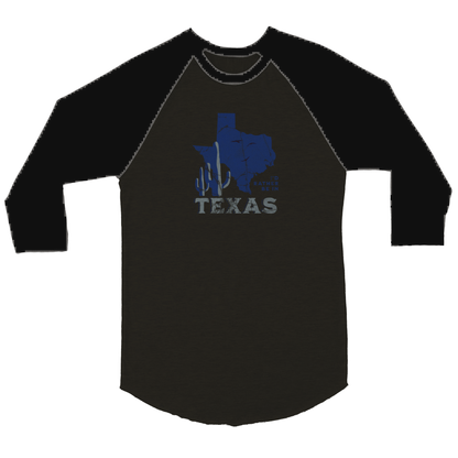 I'd Rather Be In Texas | Unisex 3/4 sleeve Raglan T-shirt