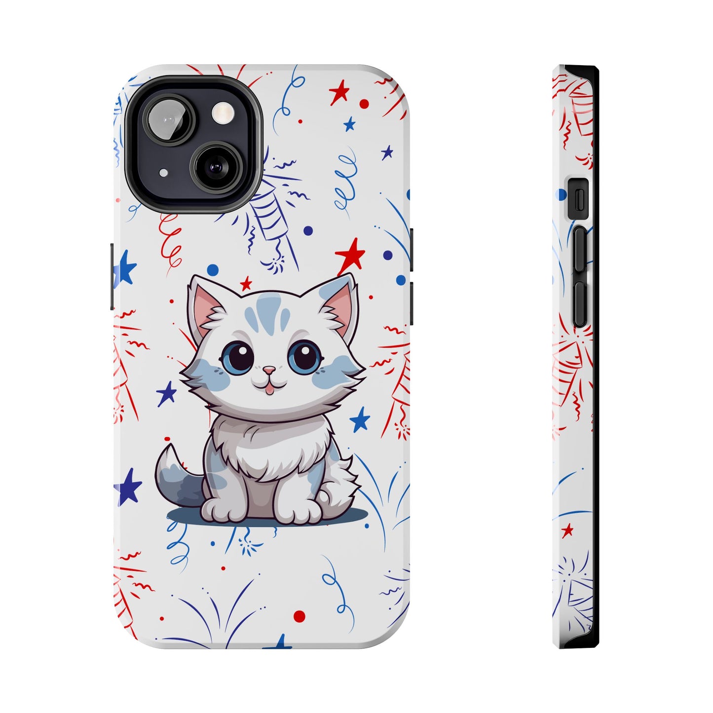 Kitty iPhone 13 & 13 Pro Tough Phone Cases | BGC White