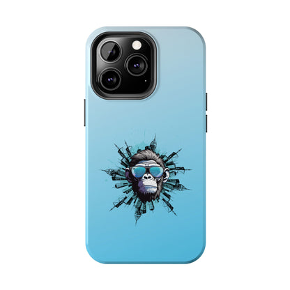 Wu Kong Black Myth Journey to the West iPhone 13 & 13 Pro Tough Phone Cases | BGC Sky Blue Gradient