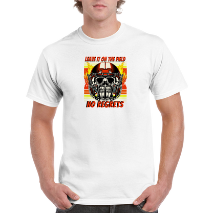 Leave it on the field No regrets Heavyweight Unisex Crewneck T-shirt