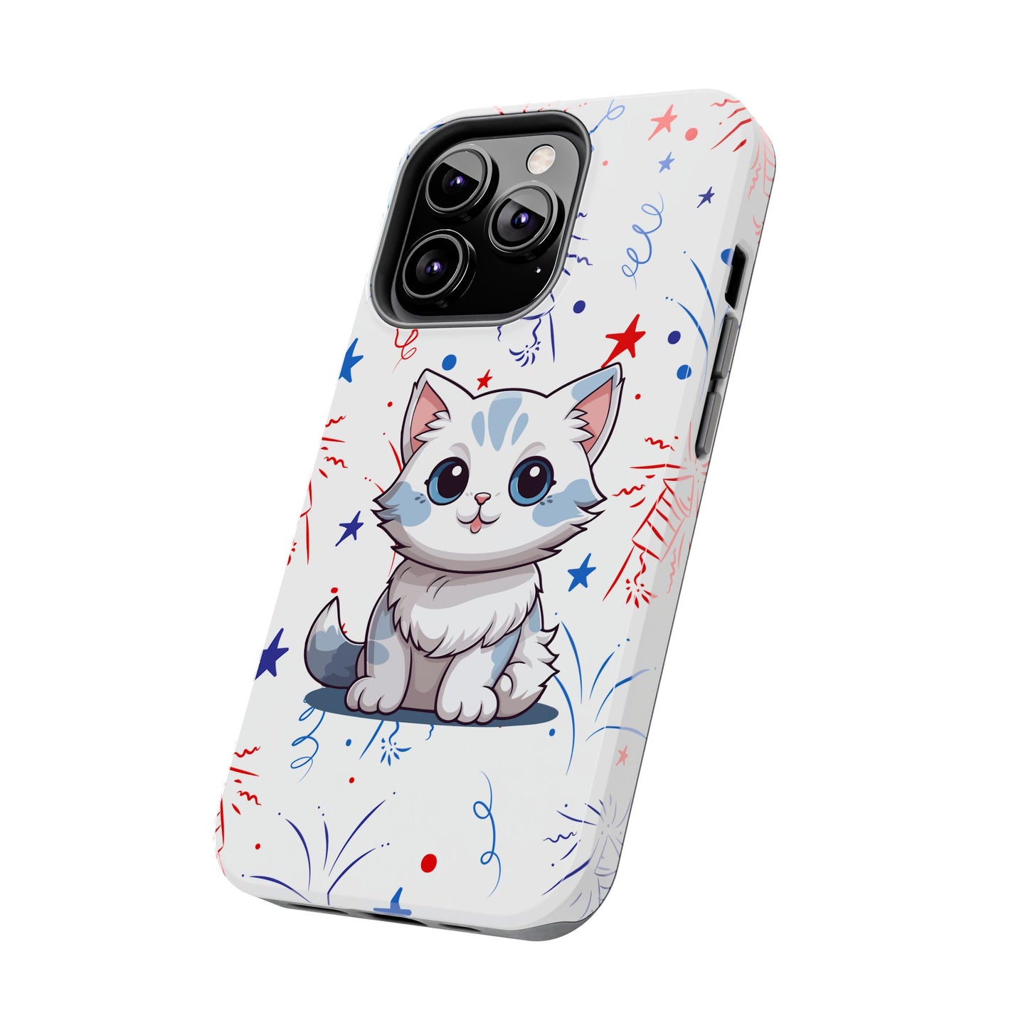 Kitty iPhone 13 & 13 Pro Tough Phone Cases | BGC White