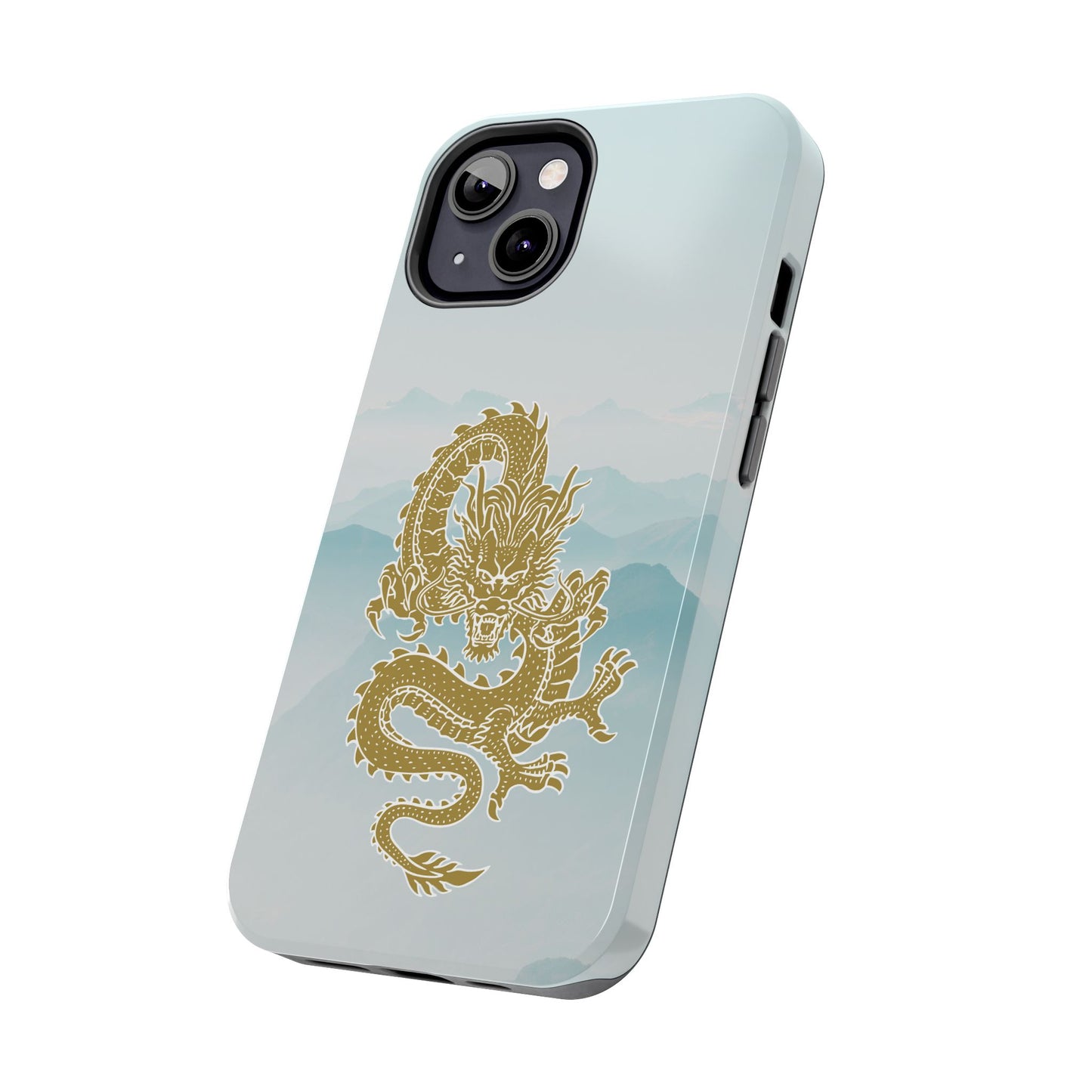 The Year of the Golden Dragon iPhone 13 & 13 Pro Tough Phone Cases | BGC White