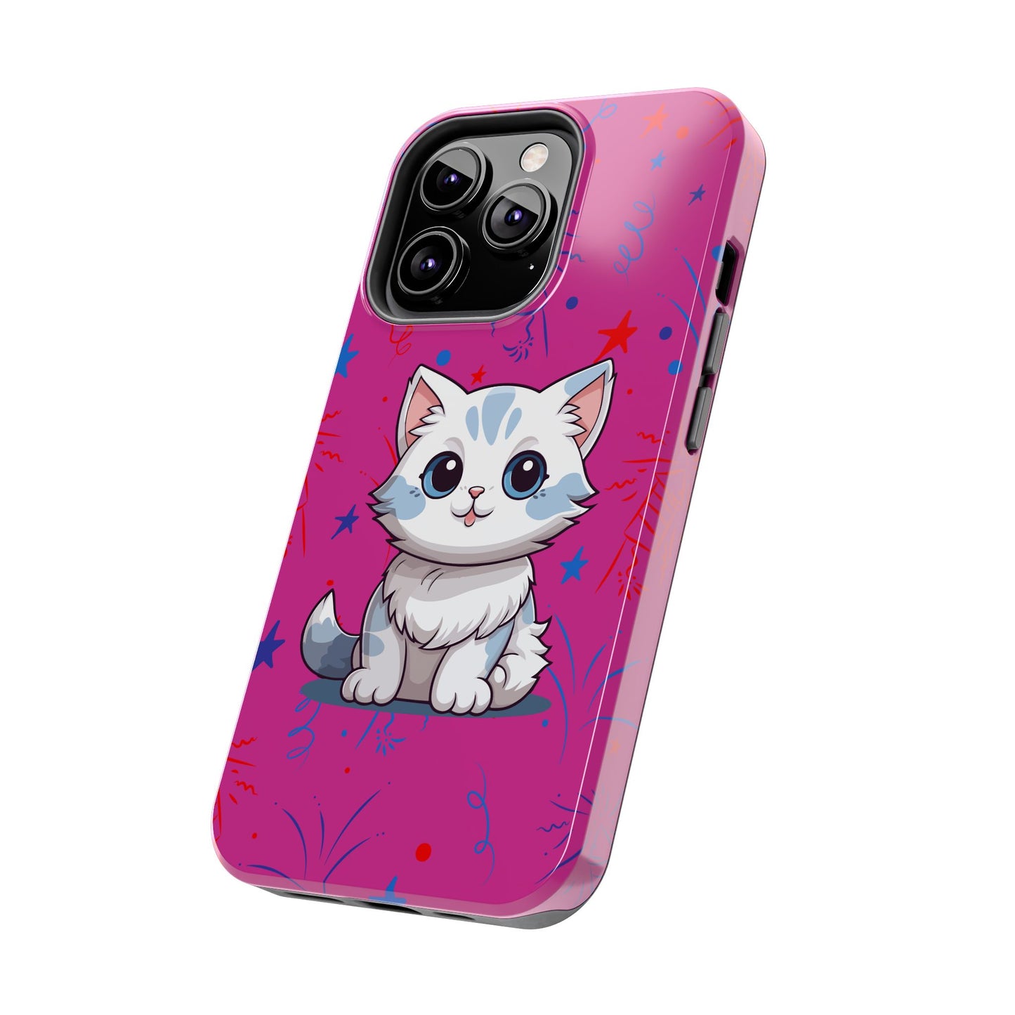 Kitty iPhone 13 & 13 Pro Tough Phone Cases | BGC Pink