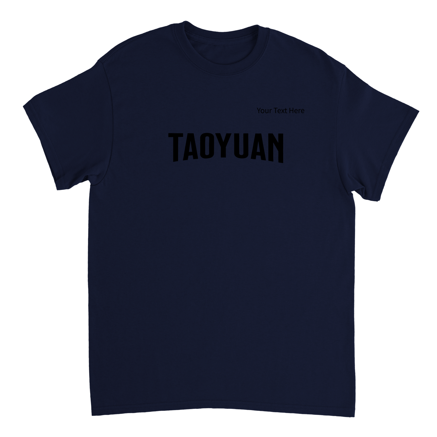 Taoyuan custom text Heavyweight Unisex Crewneck T-shirt