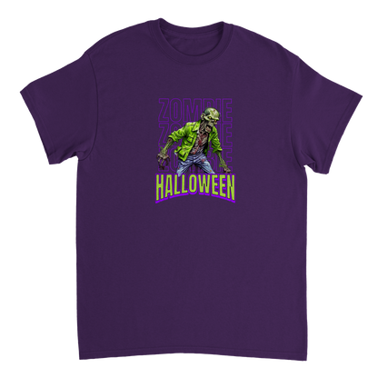 Zombie Halloween Heavyweight Unisex Crewneck T-shirt