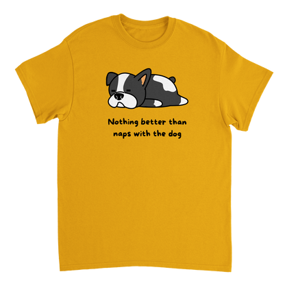 Naps with the dog Heavyweight Unisex Crewneck T-shirt