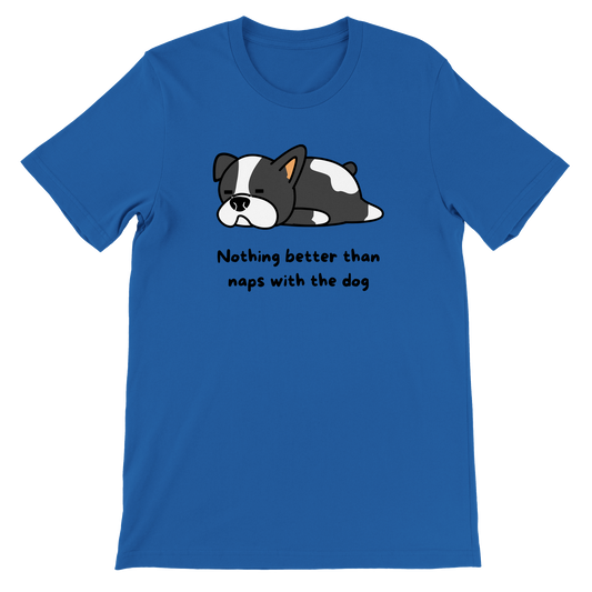 Naps with the Dog 高级男女通用圆领 T 恤