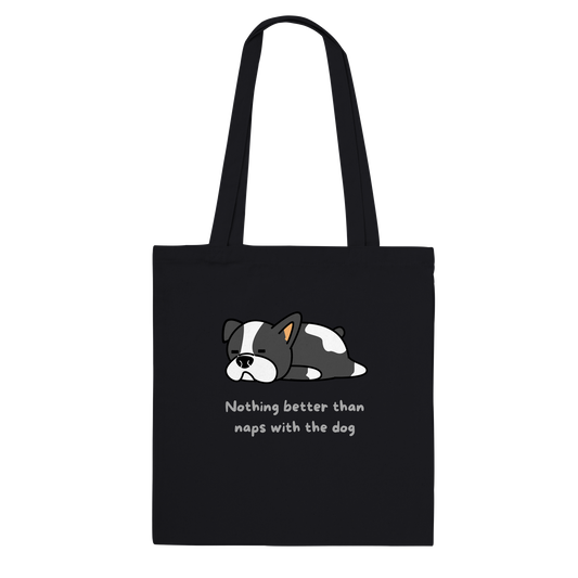 Naps with the dog Premium Tote Bag