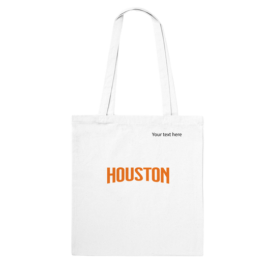 Houston custom text Classic Tote Bag