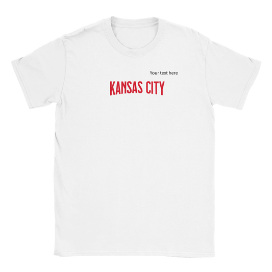 Kansas City custom text | Classic Kids Crewneck T-shirt