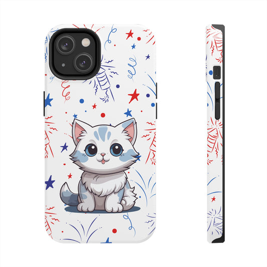 Kitty iPhone 14 & 14 Pro Tough Phone Cases | BGC White