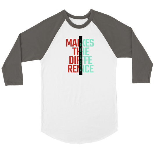 Color is not everything but it makes the difference Unisex 3/4 sleeve Raglan T-shirt