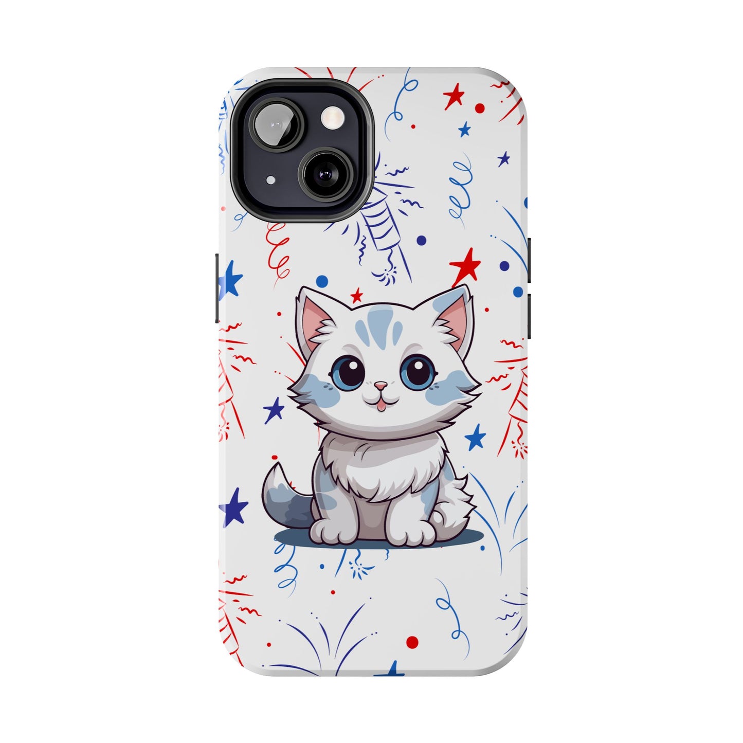 Kitty iPhone 13 & 13 Pro Tough Phone Cases | BGC White