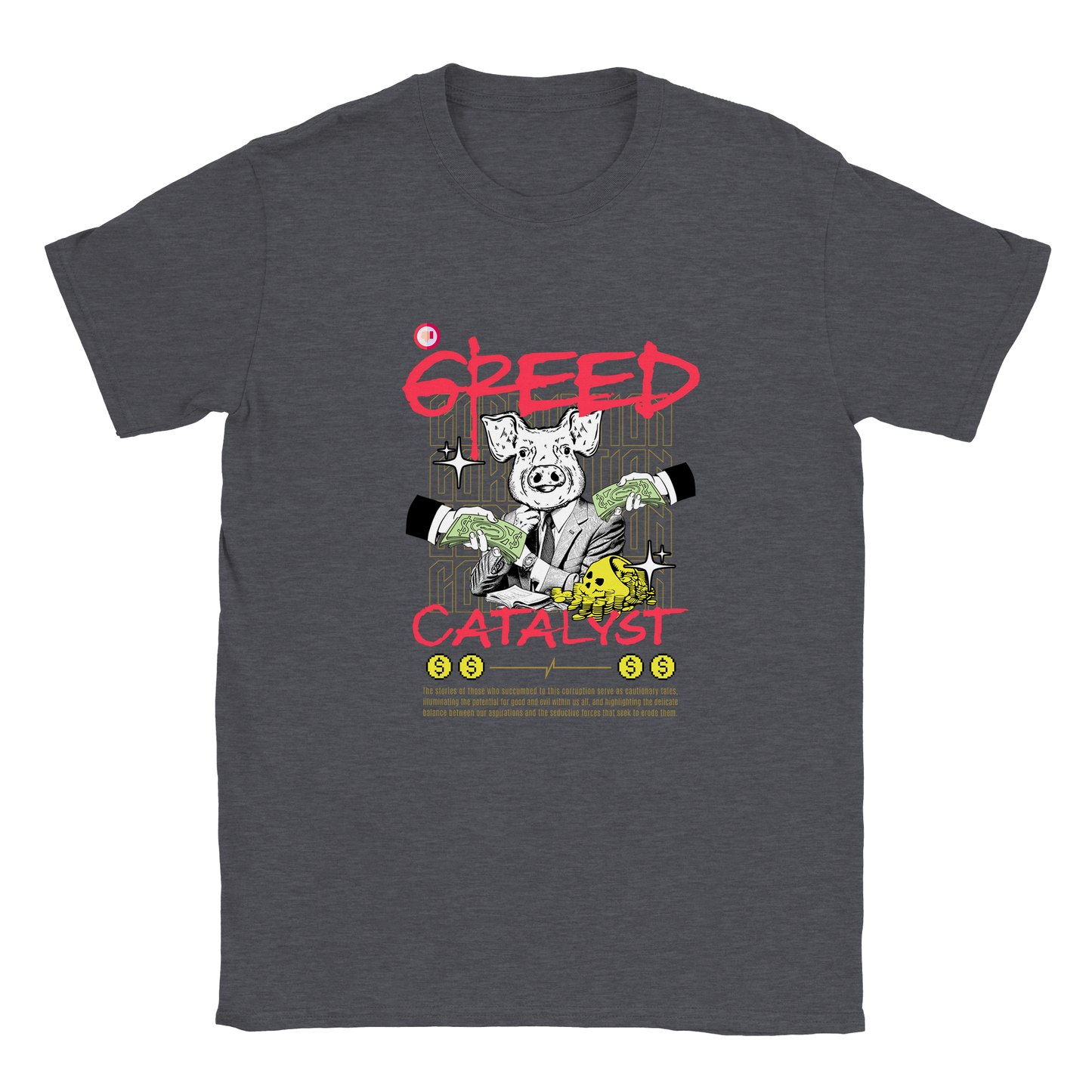 Remove greed catalyst Classic Unisex Crewneck T-shirt