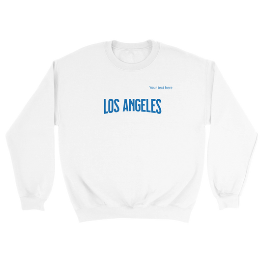 Los Angeles custom text | Classic Unisex Crewneck Sweatshirt