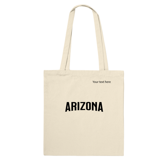 Arizona custom text Premium Tote Bag