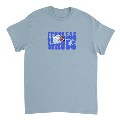 Youth fearless of waves Heavyweight Unisex Crewneck T-shirt