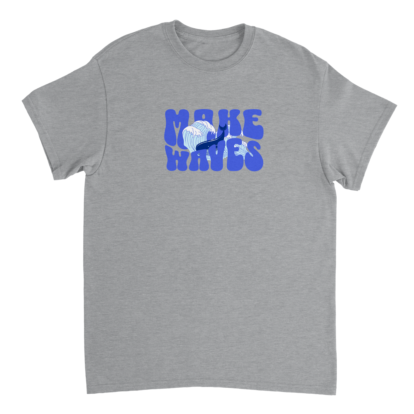 Make waves Heavyweight Unisex Crewneck T-shirt