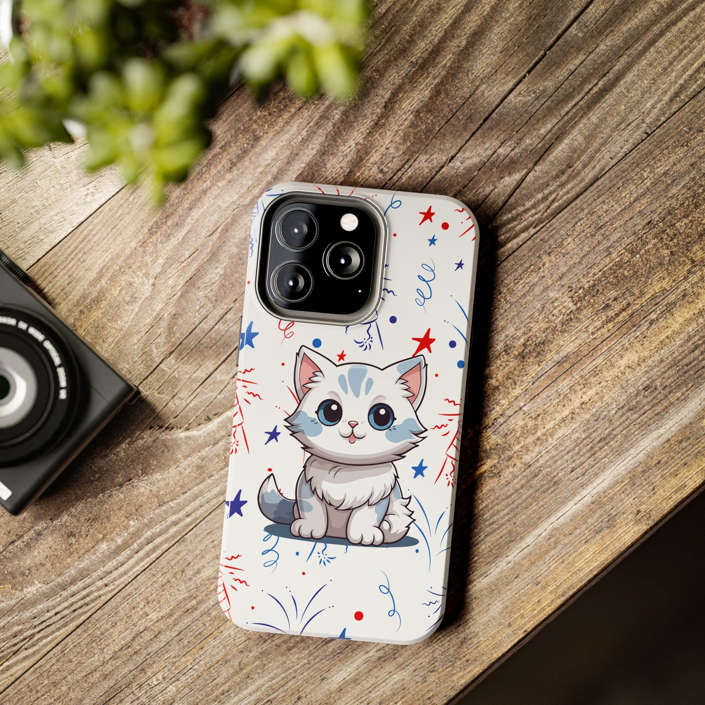 Kitty iPhone 13 & 13 Pro Tough Phone Cases | BGC White