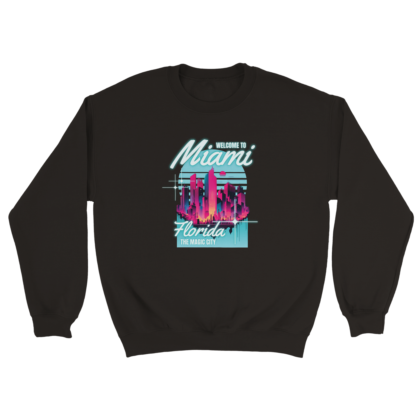 Miami Florida - The Magic City | Classic Unisex Crewneck Sweatshirt