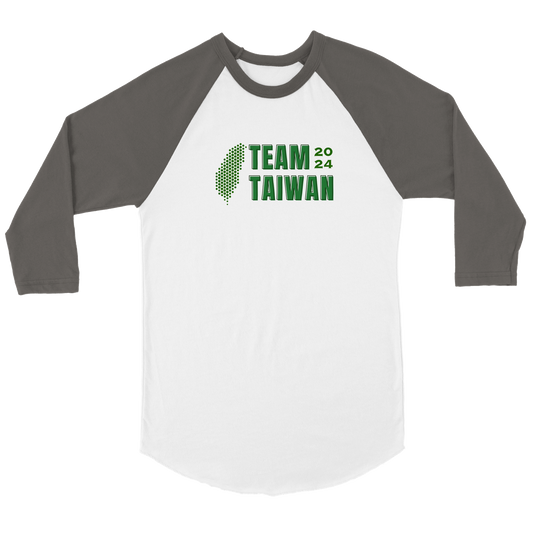 Team Taiwan 2024 Unisex 3/4 sleeve Raglan T-shirt