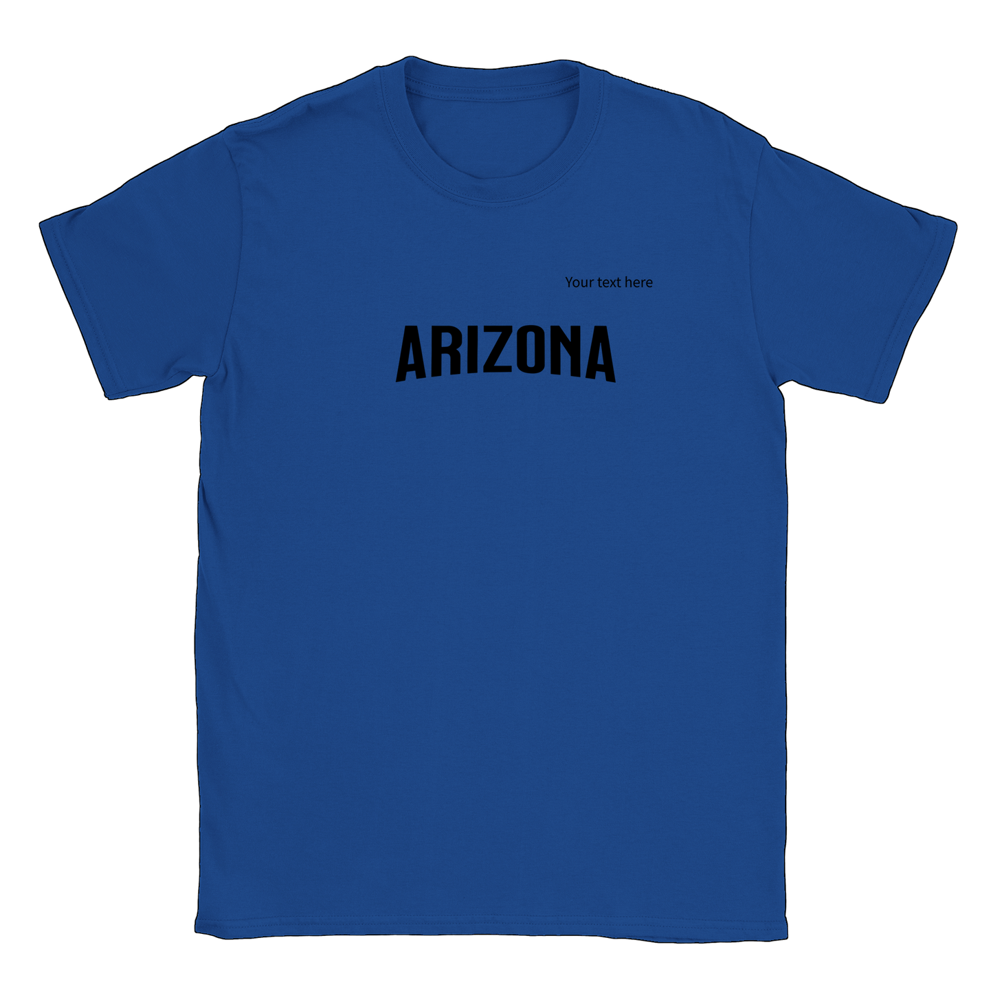 Arizona custom text Classic Unisex Crewneck T-shirt