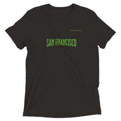 APEC in San Francisco custom text | Triblend Unisex Crewneck T-shirt