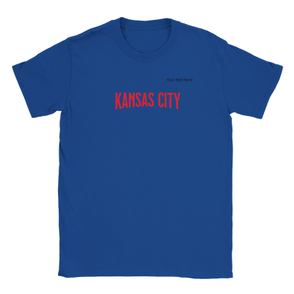 Kansas City custom text | Classic Unisex Crewneck T-shirt
