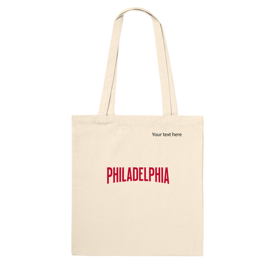 Philadelphia custom text Premium Tote Bag