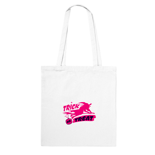 Trick or Treat - Pink Witch Classic Tote Bag