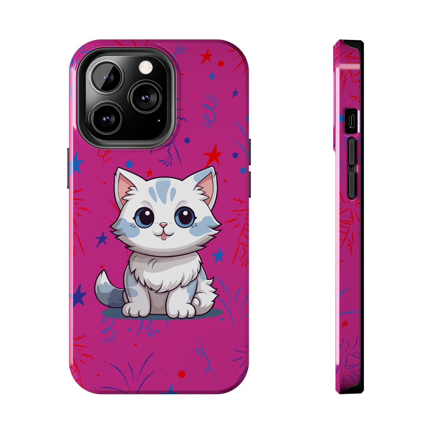 Kitty iPhone 13 & 13 Pro Tough Phone Cases | BGC Pink