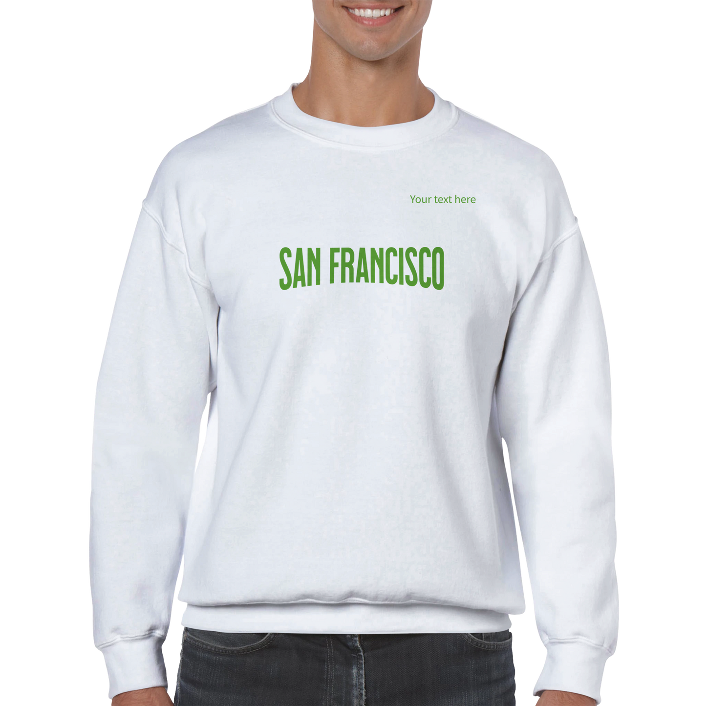 APEC in San Francisco custom text | Classic Unisex Crewneck Sweatshirt