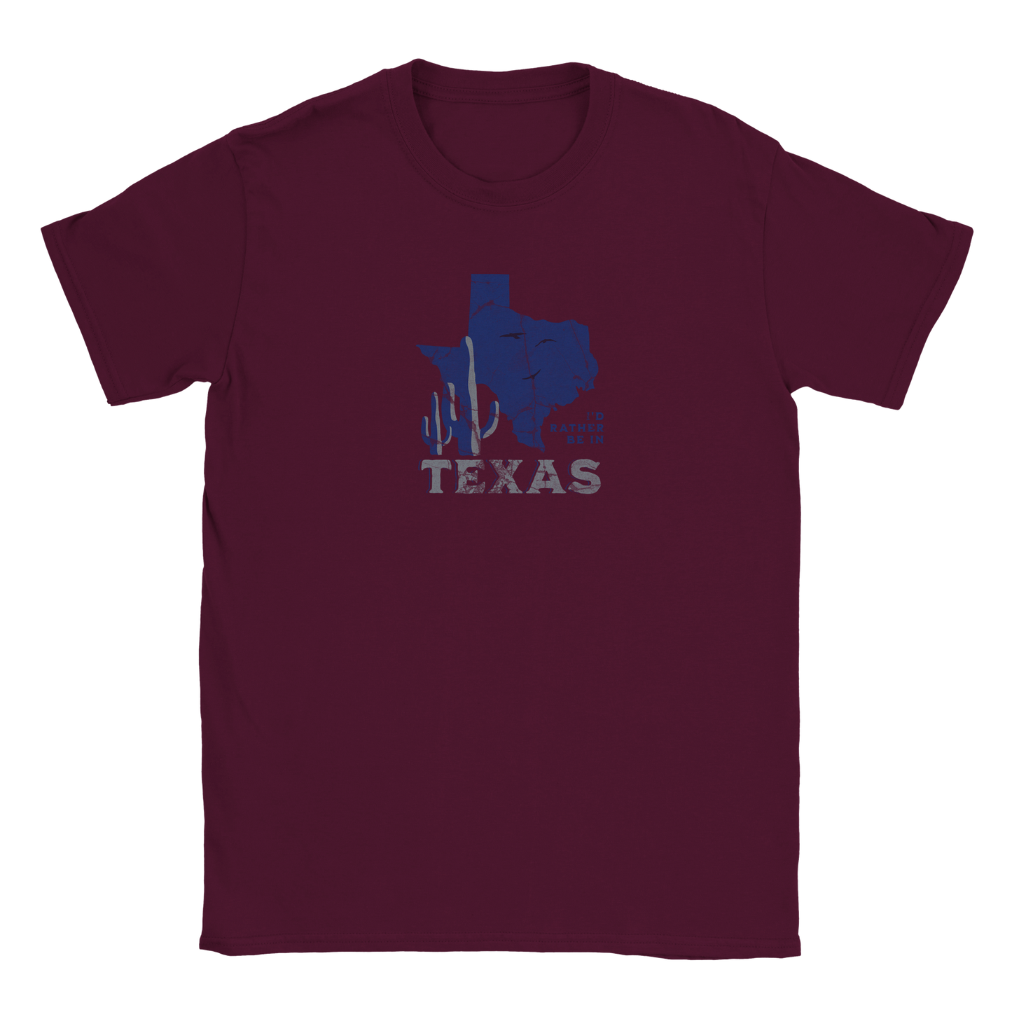 I'd Rather Be In Texas | Classic Kids Crewneck T-shirt