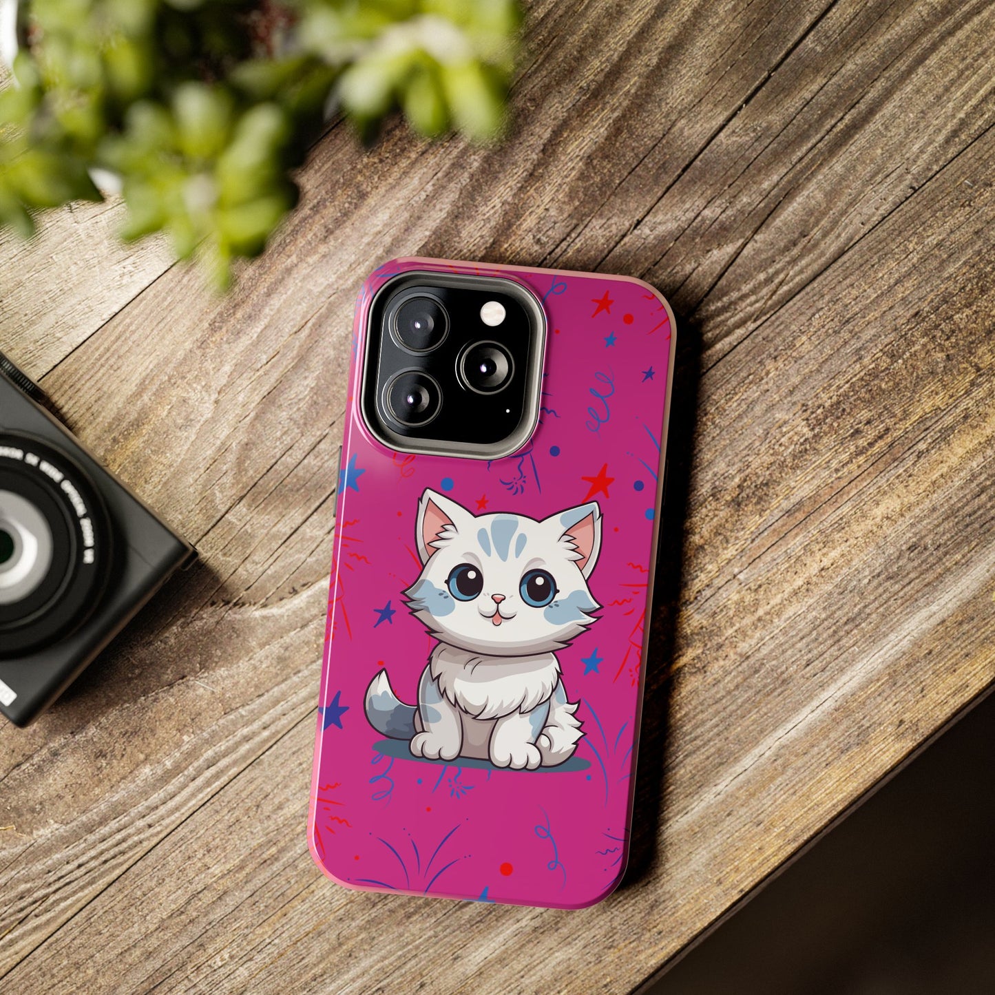 Kitty iPhone 13 & 13 Pro Tough Phone Cases | BGC Pink