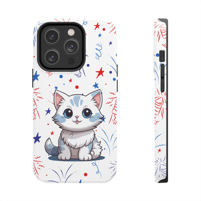 Kitty iPhone 14 & 14 Pro Tough Phone Cases | BGC White