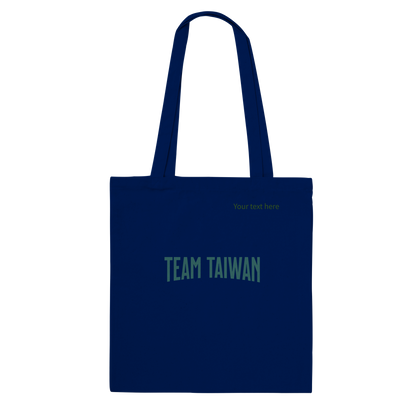 Team Taiwan custom text Classic Tote Bag