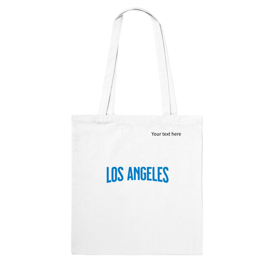 Los Angeles custom text Classic Tote Bag