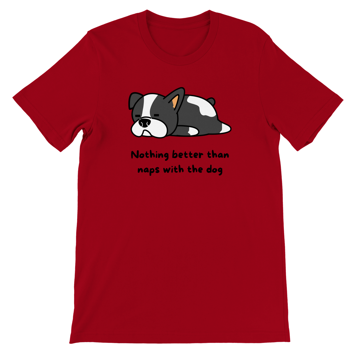 Naps with the dog Premium Unisex Crewneck T-shirt