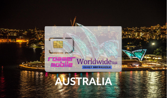 Australia Prepaid eSIM cards | 1GB for 7 days