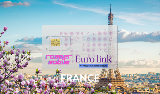 France 法国 预付制 eSIM 上网卡 | 2GB | 15天效期